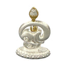999 Pure Silver Tamil OM 1.5-inch Tall Statue