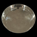 925 Sterling Silver Hallmarked Heavy Sapad / Dinner Thali with Stand - Style