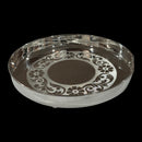 925 Sterling Silver Hallmarked Heavy Sapad / Dinner Designer Thali - Style