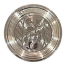 925 Sterling Silver Hallmarked Big Puja Thambalam / Platter Plate