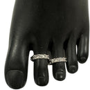 925 Sterling Silver Oxidized Toe-rings - Design
