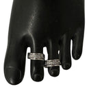 925 Sterling Silver Oxidized Toe-rings - Design