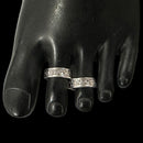 925 Sterling Silver Oxidized Toe-rings - Design