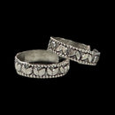 925 Sterling Silver Oxidized Toe-rings - Design