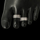 925 Sterling Silver Oxidized Toe-rings - Design