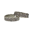 925 Sterling Silver Oxidized Toe-rings - Design