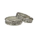 925 Sterling Silver Oxidized Toe-rings - Design