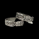 925 Sterling Silver Oxidized Toe-rings - Design