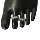 925 Sterling Silver Oxidized Toe-rings - Design
