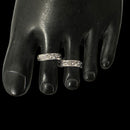 925 Sterling Silver Oxidized Toe-rings - Design
