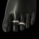 925 Sterling Silver Oxidized Toe-rings - Design