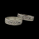 925 Sterling Silver Oxidized Toe-rings - Design
