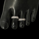 925 Sterling Silver Oxidized Toe-rings - Design