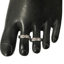 925 Sterling Silver Oxidized Toe-rings - Design