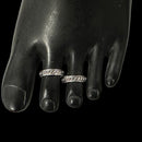 925 Sterling Silver Oxidized Toe-rings - Design