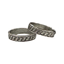 925 Sterling Silver Oxidized Toe-rings - Design