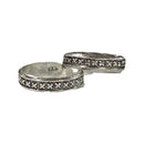 925 Sterling Silver Oxidized Toe-rings - Design