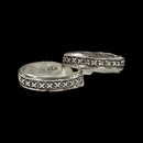 925 Sterling Silver Oxidized Toe-rings - Design
