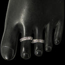 925 Sterling Silver Oxidized Toe-rings - Design