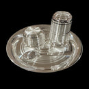 999 Pure Silver 7.0 Inch Light Weight Western Plate Anna Prasanam Small Dinner Set - Set