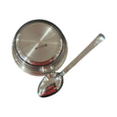 999 Pure Silver Hallmarked 100ml Bowl & Spoon for Kids - 3.0-inch Set