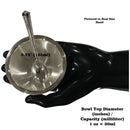 999 Pure Silver Hallmarked 125ml Heavy Bowl & Spoon for Kids / Youth -3.75 inch Set