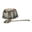 999 Pure Silver 250ml Bowl & Spoon for Kids / Teens - 4.0-inch Set