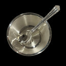 999 Pure Silver 250ml Bowl & Spoon for Kids / Teens - 4.0-inch Set