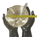 999 Pure Silver Hallmarked 400ml Heavy Bowl & Spoon Set - 5.0-inch Set