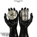 999 Pure Silver Hallmarked 150ml Glass & 100ml Bowl Set- 3.0-inch Set