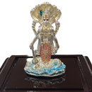 999 Pure Silver Lord Vishnu (Satya Narayana) – 3.0-Inch-Tall Statue / Murti (Figurine