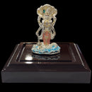 999 Pure Silver Lord Vishnu (Satya Narayana) – 3.0-Inch-Tall Statue / Murti (Figurine