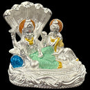 999 Pure Silver Lord Vishnu (Satya Narayana) – 3.0-Inch-Tall Statue / Murti (Figurine