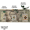 925 Sterling Silver Hallmarked Tulsi Mata / Holy Basil Plant