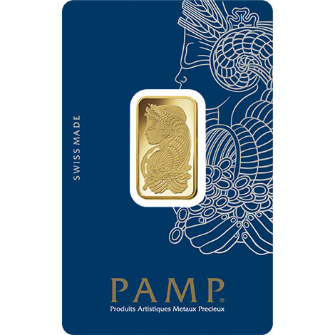 10 gram Gold Bar - PAMP Suisse Lady Fortuna Veriscan®