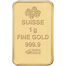 1 gram Gold Bar - PAMP Suisse Lady Fortuna Veriscan®