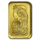 1 gram Gold Bar - PAMP Suisse Lady Fortuna Veriscan®
