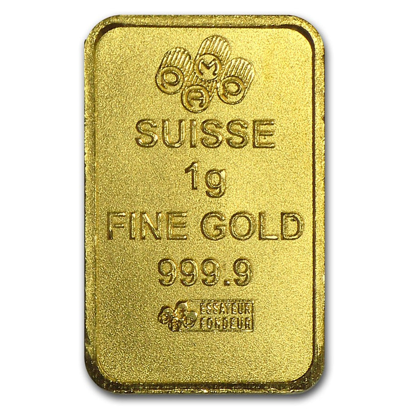 1 gram Gold Bar - PAMP Suisse Lady Fortuna Veriscan®