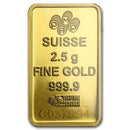 2.5 gram Gold Bar - PAMP Suisse Lady Fortuna Veriscan®