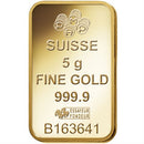 5 gram Gold Bar - PAMP Suisse Lady Fortuna Veriscan®