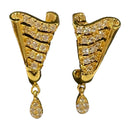 916 Twenty Two Karat (22K) Gold Studded Earrings -Style