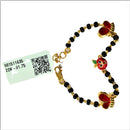916 Twenty Two Karat (22K) Gold Black Beads Kids 5.0-inch Najariya - Style