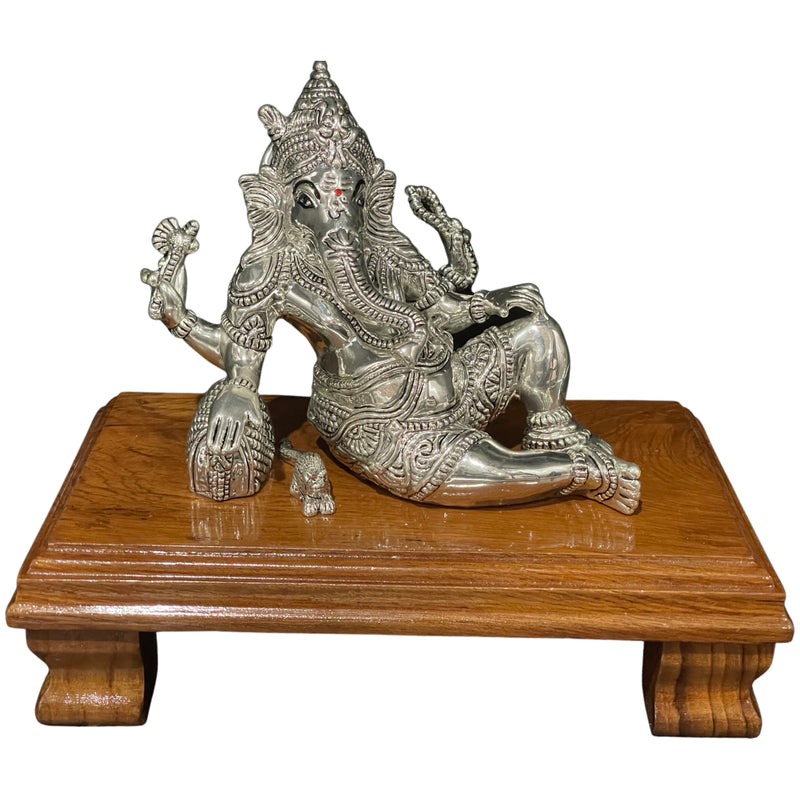 999 Pure Silver Ganesha BIG idol / Statue / Murti (Figurine