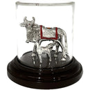 999 Pure Silver Kamdhenu Cow Statue -2.0-inch Tall Idol / Murti (Figurine