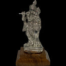 999 Pure Silver Radha Krishna idol / Statue / Murti (Figurine