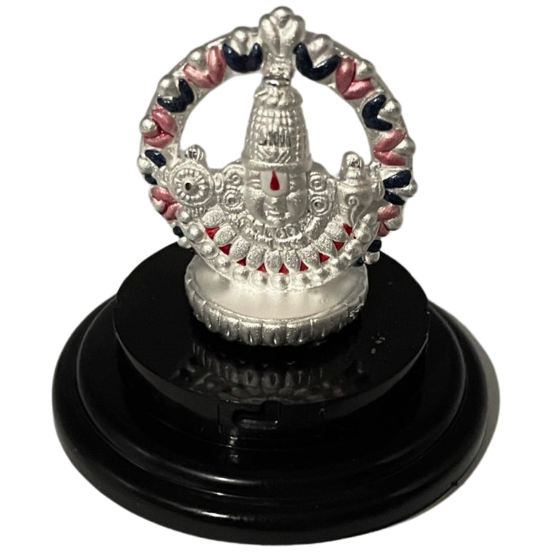999 Pure Silver Tirupathi Balaji / Venkateshwara  idol / Statue / Murti  (Figurine