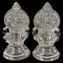 925 Sterling Silver Hallmarked 20ml Capacity Lakshmi / Kamakshi Deepak (Diya) Pair