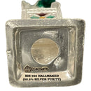 925 Sterling Silver Hallmarked Tulsi Mata / Holy Basil Plant