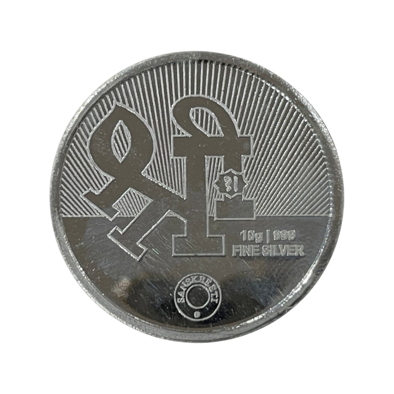 999 Pure Silver Ganesha 10 Gram Meena Coin