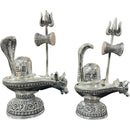 925 Sterling Silver Hallmarked Solid Shiva Lingam idol - Statue / Murti (Figurine